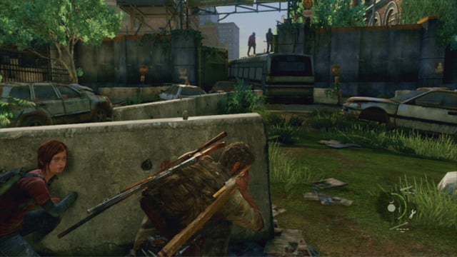 As you go to the right, you will reach a place where you will hear a gun fired - The Last of Us: Alone and Forsaken, Pittsburgh Walkthrough, map - Pittsburgh - The Last of Us Guide