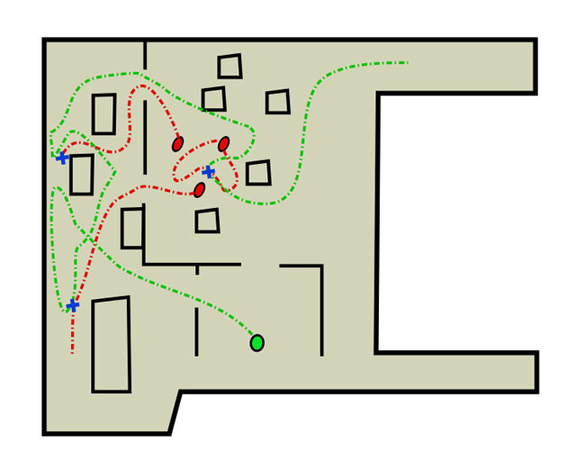 Legend - The Last of Us: Alone and Forsaken, Pittsburgh Walkthrough, map - Pittsburgh - The Last of Us Guide