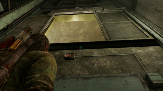 After you enter, squeeze through the slit to the right and help Ellie up to the exit - The Last of Us: Hotel Lobby, Pittsburgh Walkthrough, map - Pittsburgh - The Last of Us Guide