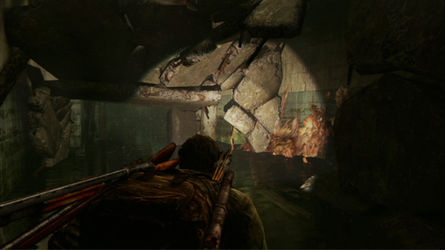 This way, you will reach the part of the hotel full of spores - The Last of Us: Hotel Lobby, Pittsburgh Walkthrough, map - Pittsburgh - The Last of Us Guide