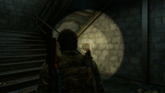 After you walk through the door, climb even higher and search through the nearby rooms - The Last of Us: Hotel Lobby, Pittsburgh Walkthrough, map - Pittsburgh - The Last of Us Guide