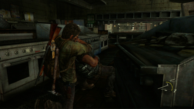 After the thug dies, his companion will come over to check out on him - The Last of Us: Hotel Lobby, Pittsburgh Walkthrough, map - Pittsburgh - The Last of Us Guide