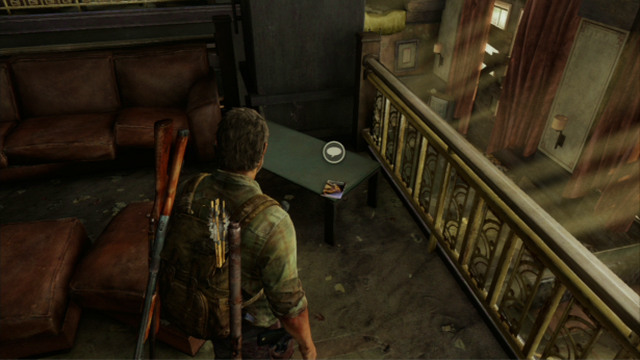 This way you will reach a bar where there are a few useful items - The Last of Us: Hotel Lobby, Pittsburgh Walkthrough, map - Pittsburgh - The Last of Us Guide