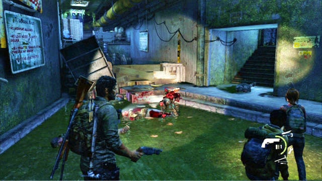 The tunnel will take you to a location where you will be attacked by four mutants - The Last of Us: Sewers, The Suburbs Walkthrough - The Suburbs - The Last of Us Guide