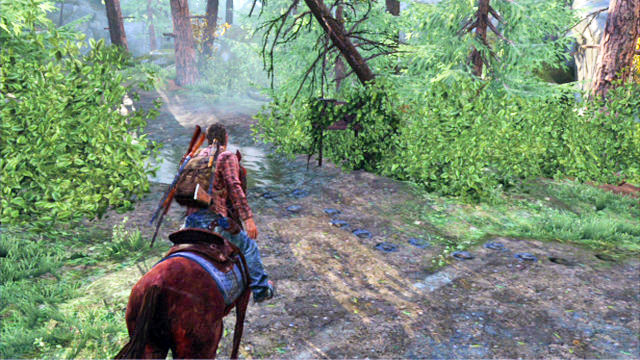 You then need to backtrack and take the first path to the left - The Last of Us: Ranch House, Tommys Dam Walkthrough - Tommys Dam - The Last of Us Guide
