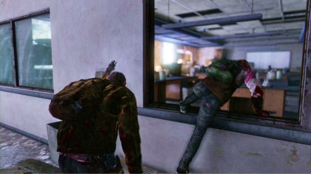 You now need to keep following Ellie and kill the enemies you encounter - The Last of Us: Science Building, The University Walkthrough - The University - The Last of Us Guide