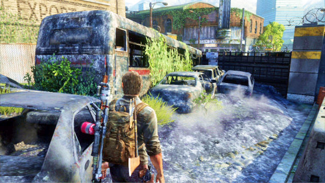 Eventually, you will reach a closed gate - The Last of Us: Highway Exit, Bus Depot Walkthrough - Bus Depot - The Last of Us Guide