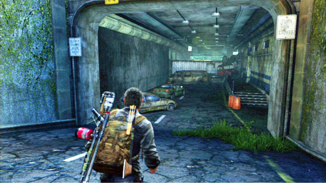 At the other side, you will find an entrance to an underground tunnel - The Last of Us: Highway Exit, Bus Depot Walkthrough - Bus Depot - The Last of Us Guide
