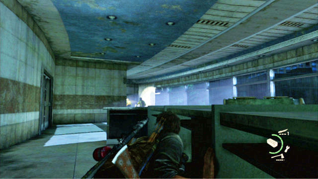 You will notice a tabletop to the right, which you should quickly hide behind - The Last of Us: The Hospital, The Firefly Lab Walkthrough, map - The Firefly Lab - The Last of Us Guide