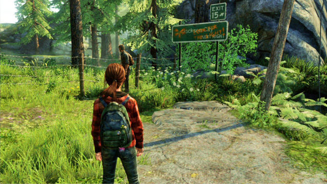 After the chapter starts, follow Joel - The Last of Us: Epilogue, Jackson Walkthrough - Jackson - The Last of Us Guide