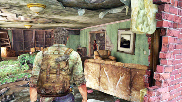 When you climb the ladder for the first time, you will enter a flat - The Last of Us: The Quarantine Zone, Artifacts and pendants - Artifacts and pendants - The Last of Us Guide