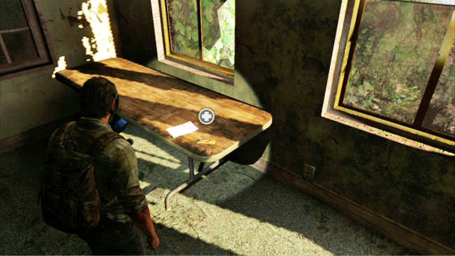 You will walk into a small room with the note on the table - The Last of Us: The Quarantine Zone, Artifacts and pendants - Artifacts and pendants - The Last of Us Guide