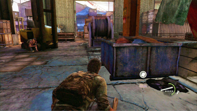 A few steps ahead, from the previous artifact, there is a large warehouse - The Last of Us: The Quarantine Zone, Artifacts and pendants - Artifacts and pendants - The Last of Us Guide