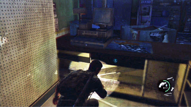 Go to the shop at the left-hand end of the location and search the drawer behind the counter - The Last of Us: The Outskirts, Artifacts and pendants - Artifacts and pendants - The Last of Us Guide