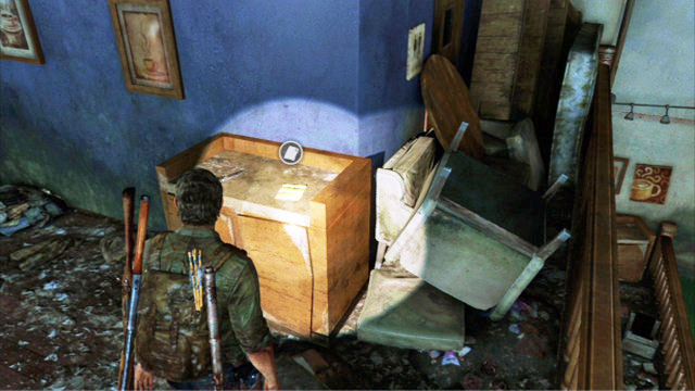 Search through the floor and you will find the artifact on the table - The Last of Us: Alone and Forsaken (Pittsburgh), Artifacts and pendants - Artifacts and pendants - The Last of Us Guide