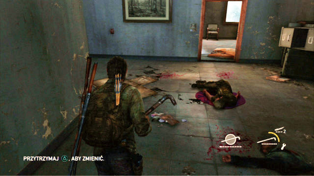 Upstairs, there are two guards which you need to kill - The Last of Us: Financial District, Escape the City, Artifacts and pendants - Artifacts and pendants - The Last of Us Guide