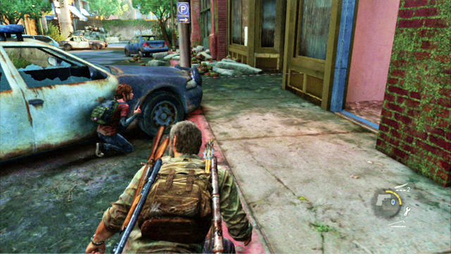 When you reach the building with the three bandits on the floor, enter by taking the entrance to the left - The Last of Us: Financial District, Escape the City, Artifacts and pendants - Artifacts and pendants - The Last of Us Guide