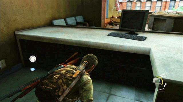 Go upstairs where there is a big wooden tabletop - The Last of Us: Financial District, Escape the City, Artifacts and pendants - Artifacts and pendants - The Last of Us Guide