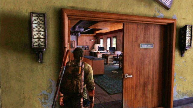 When you enter the flat with Henrys hideout, run ahead until you reach the conference room - The Last of Us: Financial District, Escape the City, Artifacts and pendants - Artifacts and pendants - The Last of Us Guide