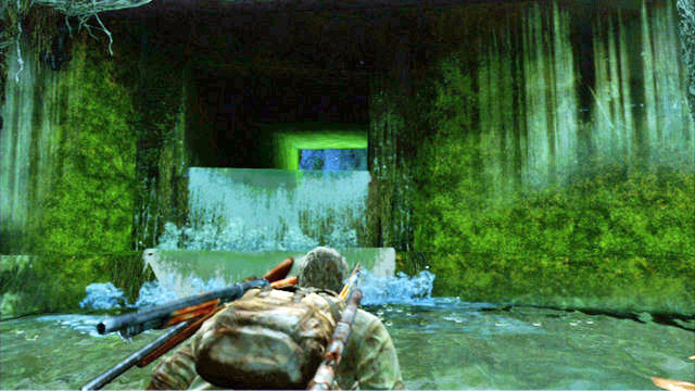 While going ahead, watch the right side of the tunnel - The Last of Us: The Suburbs - Sewer, Artifacts and pendants - Artifacts and pendants - The Last of Us Guide