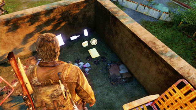 Climb to the top and exit through the door to a big terrace - The Last of Us: The University, Artifacts and pendants - Artifacts and pendants - The Last of Us Guide
