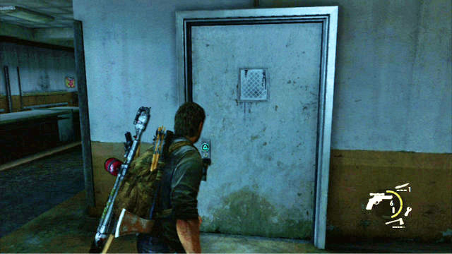 Behind the table, there is a room with a locked door - The Last of Us: Firefly Lab, Artifacts and pendants - Artifacts and pendants - The Last of Us Guide