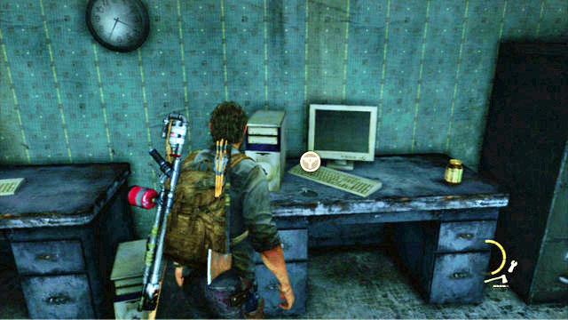 To find the pendant inside, open the door with your knife - The Last of Us: Firefly Lab, Artifacts and pendants - Artifacts and pendants - The Last of Us Guide