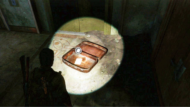 You will find there a suitcase on the floor with a safe combination in it - The Last of Us: Pittsburgh, Training manuals, tools - Training manuals and tools - The Last of Us Guide