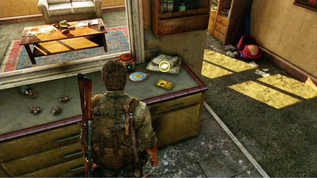 After you talk to the two black brothers, explore the flat that you are in - The Last of Us: Pittsburgh, Training manuals, tools - Training manuals and tools - The Last of Us Guide