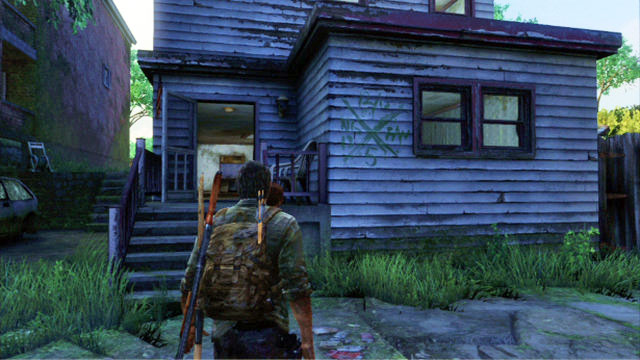 There are two houses with their doors open nearby - The Last of Us: The Suburbs, Comic Books - Comic Books - The Last of Us Guide
