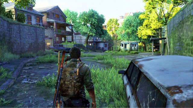 After you get to the suburbs, you will have to listen to the girl next to the ice-cream truck, nect to the big inscription on the wall to the right, in the kitchen inside the building to the left and next to a Firefly symbol at the end of the road (at the barricade) - The Last of Us: Thats All I Got - hidden trophy - Trophy guide - The Last of Us Guide