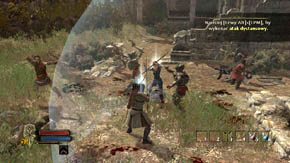 In front of you, in the building, three archers will appear - Main Gate - p. 1 - Chapter 1 - The Lord of the Rings: War in the North - Game Guide and Walkthrough