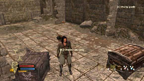 Now, go inside using the hole in the wall - Main Gate - p. 1 - Chapter 1 - The Lord of the Rings: War in the North - Game Guide and Walkthrough