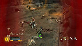 If one of yours companions falls in the battle, quickly run up to them and hold the use key - Main Gate - p. 1 - Chapter 1 - The Lord of the Rings: War in the North - Game Guide and Walkthrough