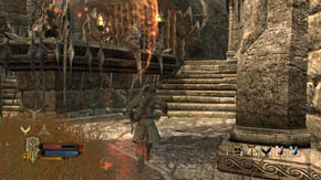 After you fend off the attack, the allied Elves will open the next gate - Inner Wards - p. 2 - Chapter 1 - The Lord of the Rings: War in the North - Game Guide and Walkthrough