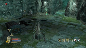 By the second pillar (counting from the entrance to the corridor) there's a flower - The Barrow of Amon Gorthad - Chapter 2 - The Lord of the Rings: War in the North - Game Guide and Walkthrough