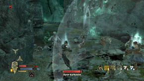 The next fight with the Barrow-Wight is going to be difficult - The Barrow of Amon Gorthad - Chapter 2 - The Lord of the Rings: War in the North - Game Guide and Walkthrough