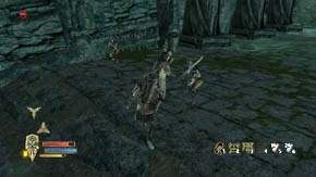 Zombies and spirits-warriors will begin going down the wide stairs - The Barrow of Amon Gorthad - Chapter 2 - The Lord of the Rings: War in the North - Game Guide and Walkthrough