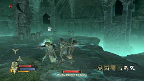 This boss isn't the difficult type - The Barrow of Amon Gorthad - Chapter 2 - The Lord of the Rings: War in the North - Game Guide and Walkthrough