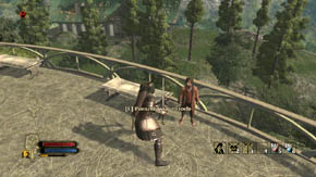 Enter under the roof and go past the table to come across another well-known character - the Dwarf Gimli - Rivendell - Chapter 3 - The Lord of the Rings: War in the North - Game Guide and Walkthrough