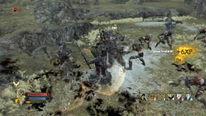 Run the only possible path to an open wooden gate - The High Moors - Chapter 3 - The Lord of the Rings: War in the North - Game Guide and Walkthrough