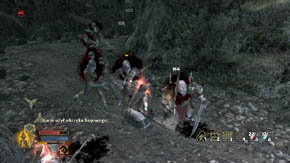 Behind the false wall you will find a small cave - The High Moors - Chapter 3 - The Lord of the Rings: War in the North - Game Guide and Walkthrough