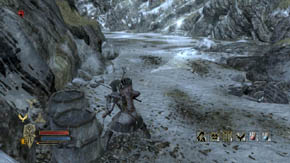 To the left there is a teleport - you can use it to complete the [SIDE QUEST] Elf stones, if, of course, you managed to find all that were needed - Stone Chasm - Chapter 3 - The Lord of the Rings: War in the North - Game Guide and Walkthrough