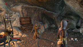 Instead, run to the right to examine the area around the fire - Alpine Pass - Chapter 4 - The Lord of the Rings: War in the North - Game Guide and Walkthrough