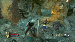 Move forward - Mountain's Interior - Chapter 4 - The Lord of the Rings: War in the North - Game Guide and Walkthrough