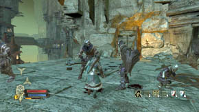 It will be a bit harder after a while, because a troll will join the fight - Mountain's Interior - Chapter 4 - The Lord of the Rings: War in the North - Game Guide and Walkthrough