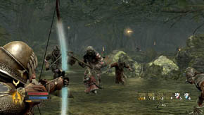 Pass under the great tree - Woodland Marshes - Chapter 5 - The Lord of the Rings: War in the North - Game Guide and Walkthrough