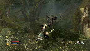 Run following the right path - Woodland Marshes - Chapter 5 - The Lord of the Rings: War in the North - Game Guide and Walkthrough