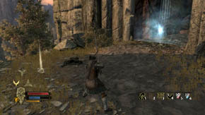 There are three paths here - The Grey Mountains - p. 1 - Chapter 6 - The Lord of the Rings: War in the North - Game Guide and Walkthrough