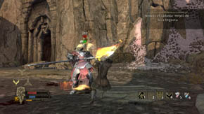 When the Captains health is almost finished he'll summon the last group - The Grey Mountains - p. 2 - Chapter 6 - The Lord of the Rings: War in the North - Game Guide and Walkthrough